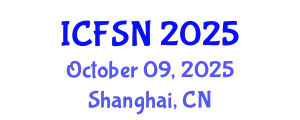 International Conference on Food Science and Nutrition (ICFSN) October 09, 2025 - Shanghai, China