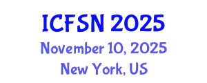 International Conference on Food Science and Nutrition (ICFSN) November 10, 2025 - New York, United States