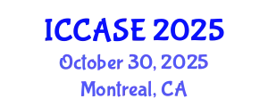 International Conference on Control, Automation and Systems Engineering (ICCASE) October 30, 2025 - Montreal, Canada