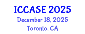 International Conference on Control, Automation and Systems Engineering (ICCASE) December 18, 2025 - Toronto, Canada