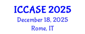 International Conference on Control, Automation and Systems Engineering (ICCASE) December 18, 2025 - Rome, Italy