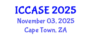 International Conference on Control, Automation and Systems Engineering (ICCASE) November 03, 2025 - Cape Town, South Africa