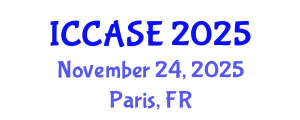 International Conference on Control, Automation and Systems Engineering (ICCASE) November 24, 2025 - Paris, France