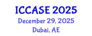 International Conference on Control, Automation and Systems Engineering (ICCASE) December 29, 2025 - Dubai, United Arab Emirates