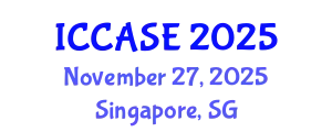 International Conference on Control, Automation and Systems Engineering (ICCASE) November 27, 2025 - Singapore, Singapore