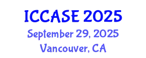 International Conference on Control, Automation and Systems Engineering (ICCASE) September 29, 2025 - Vancouver, Canada