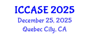 International Conference on Control, Automation and Systems Engineering (ICCASE) December 25, 2025 - Quebec City, Canada