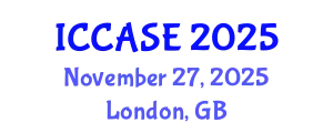 International Conference on Control, Automation and Systems Engineering (ICCASE) November 27, 2025 - London, United Kingdom