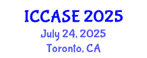 International Conference on Control, Automation and Systems Engineering (ICCASE) July 24, 2025 - Toronto, Canada