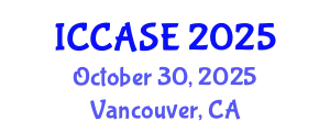 International Conference on Control, Automation and Systems Engineering (ICCASE) October 30, 2025 - Vancouver, Canada