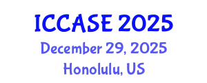 International Conference on Control, Automation and Systems Engineering (ICCASE) December 29, 2025 - Honolulu, United States