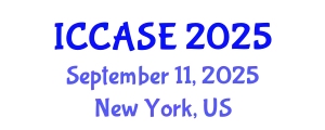 International Conference on Control, Automation and Systems Engineering (ICCASE) September 11, 2025 - New York, United States