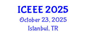 International Conference on Electrical and Electronics Engineering (ICEEE) October 23, 2025 - Istanbul, Turkey