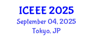 International Conference on Electrical and Electronics Engineering (ICEEE) September 04, 2025 - Tokyo, Japan