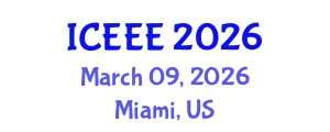 International Conference on Electrical and Electronics Engineering (ICEEE) March 09, 2026 - Miami, United States