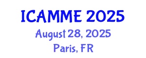 International Conference on Applied Mathematics and Mathematical Engineering (ICAMME) August 28, 2025 - Paris, France