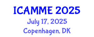 International Conference on Applied Mathematics and Mathematical Engineering (ICAMME) July 17, 2025 - Copenhagen, Denmark