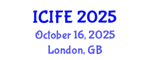 International Conference on Information and Financial Engineering (ICIFE) October 16, 2025 - London, United Kingdom