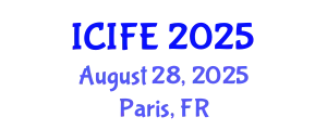 International Conference on Information and Financial Engineering (ICIFE) August 28, 2025 - Paris, France