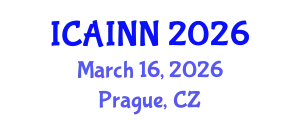 International Conference on Artificial Intelligence and Neural Networks (ICAINN) March 16, 2026 - Prague, Czechia