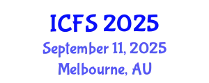 International Conference on Forensic Sciences (ICFS) September 11, 2025 - Melbourne, Australia