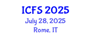 International Conference on Forensic Sciences (ICFS) July 28, 2025 - Rome, Italy