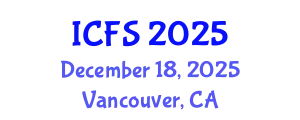 International Conference on Forensic Sciences (ICFS) December 18, 2025 - Vancouver, Canada