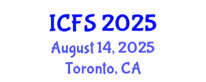 International Conference on Forensic Sciences (ICFS) August 14, 2025 - Toronto, Canada