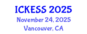 International Conference on Kinesiology, Exercise and Sport Sciences (ICKESS) November 24, 2025 - Vancouver, Canada