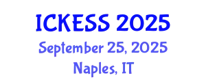International Conference on Kinesiology, Exercise and Sport Sciences (ICKESS) September 25, 2025 - Naples, Italy