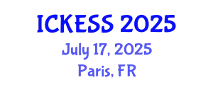 International Conference on Kinesiology, Exercise and Sport Sciences (ICKESS) July 17, 2025 - Paris, France