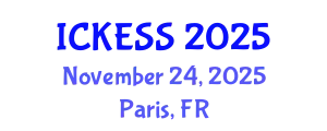 International Conference on Kinesiology, Exercise and Sport Sciences (ICKESS) November 24, 2025 - Paris, France