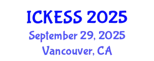 International Conference on Kinesiology, Exercise and Sport Sciences (ICKESS) September 29, 2025 - Vancouver, Canada