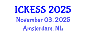 International Conference on Kinesiology, Exercise and Sport Sciences (ICKESS) November 03, 2025 - Amsterdam, Netherlands