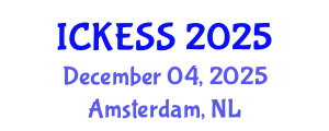 International Conference on Kinesiology, Exercise and Sport Sciences (ICKESS) December 04, 2025 - Amsterdam, Netherlands
