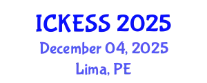 International Conference on Kinesiology, Exercise and Sport Sciences (ICKESS) December 04, 2025 - Lima, Peru