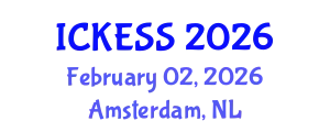 International Conference on Kinesiology, Exercise and Sport Sciences (ICKESS) February 02, 2026 - Amsterdam, Netherlands