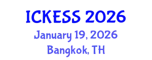 International Conference on Kinesiology, Exercise and Sport Sciences (ICKESS) January 19, 2026 - Bangkok, Thailand