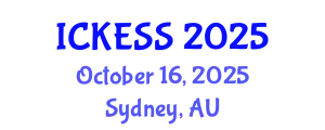International Conference on Kinesiology, Exercise and Sport Sciences (ICKESS) October 16, 2025 - Sydney, Australia