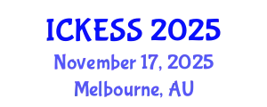 International Conference on Kinesiology, Exercise and Sport Sciences (ICKESS) November 17, 2025 - Melbourne, Australia