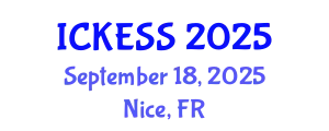 International Conference on Kinesiology, Exercise and Sport Sciences (ICKESS) September 18, 2025 - Nice, France