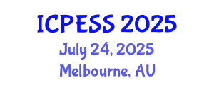 International Conference on Physical Education and Sport Science (ICPESS) July 24, 2025 - Melbourne, Australia