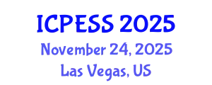 International Conference on Physical Education and Sport Science (ICPESS) November 24, 2025 - Las Vegas, United States