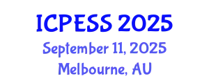 International Conference on Physical Education and Sport Science (ICPESS) September 11, 2025 - Melbourne, Australia