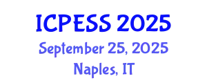 International Conference on Physical Education and Sport Science (ICPESS) September 25, 2025 - Naples, Italy