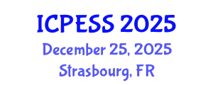 International Conference on Physical Education and Sport Science (ICPESS) December 25, 2025 - Strasbourg, France