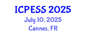 International Conference on Physical Education and Sport Science (ICPESS) July 10, 2025 - Cannes, France