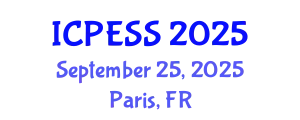 International Conference on Physical Education and Sport Science (ICPESS) September 25, 2025 - Paris, France