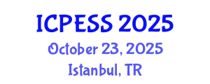 International Conference on Physical Education and Sport Science (ICPESS) October 23, 2025 - Istanbul, Turkey