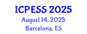International Conference on Physical Education and Sport Science (ICPESS) August 14, 2025 - Barcelona, Spain